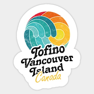 Tofino Vancouver Island Canada Surfing Surf Sunset Wave Sticker